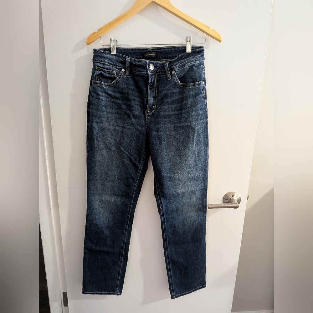 Silver Jeans Blue Skinny Jeans with Vintage Wash